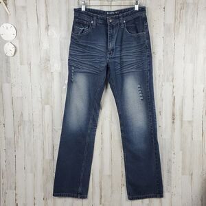 Seven Souls Acid Wash Denim Jeans Blue Size 30 x 32